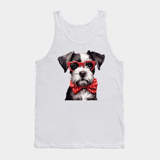 Fancy Schnauzer Dog Tank Top